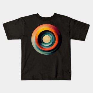 Painted Concentric Circles Kids T-Shirt